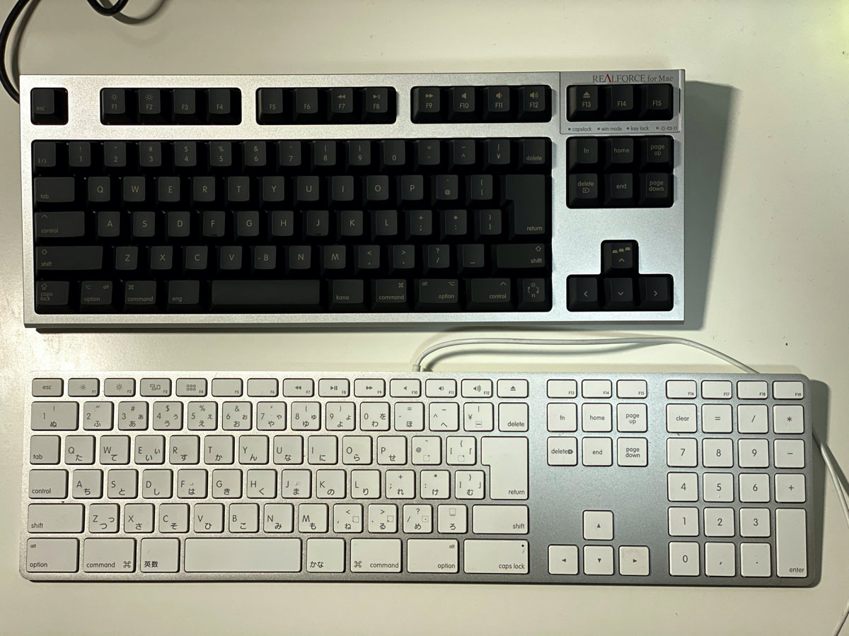 レビュー] キーボードの最高峰 REALFORCE for Mac の打鍵感が気持ちよすぎた話 - michimani.net